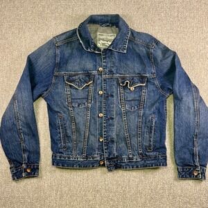 Vintage Nautica Jeans Co Denim Jacket 90s Made in Hong Kong Medium
